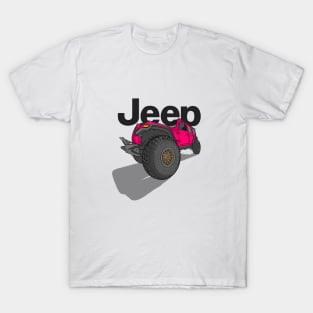 Jeep Design - Pink T-Shirt